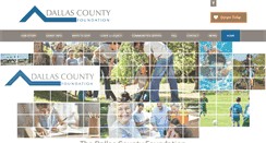 Desktop Screenshot of dallascountyfoundation.org